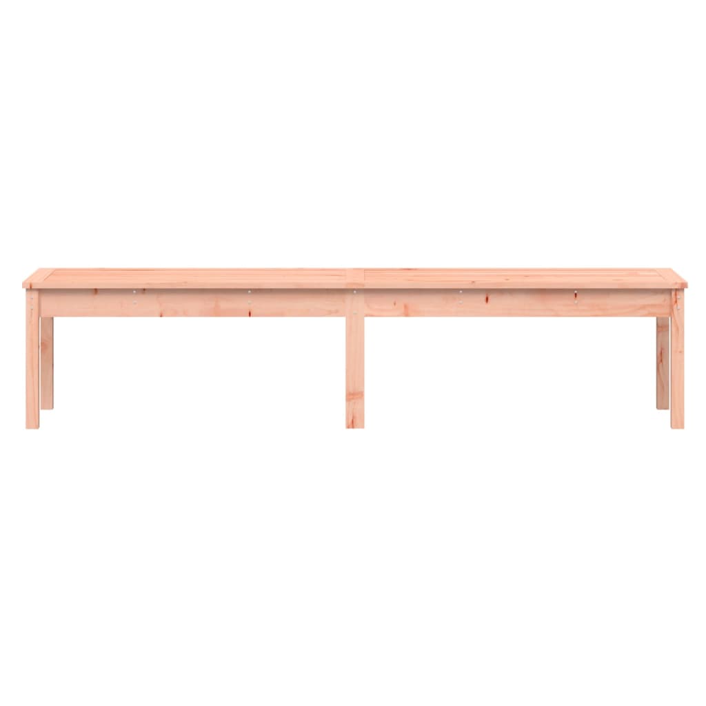 Πάγκος Κήπου Διθέσιος 203,5x44x45 εκ. Μασίφ Ξύλο Ψευδοτσούγκας - Pakobazaar