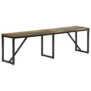 Πάγκος 160 x 35 x 46 εκ. από Μασίφ Ανακυκλωμένο Ξύλο