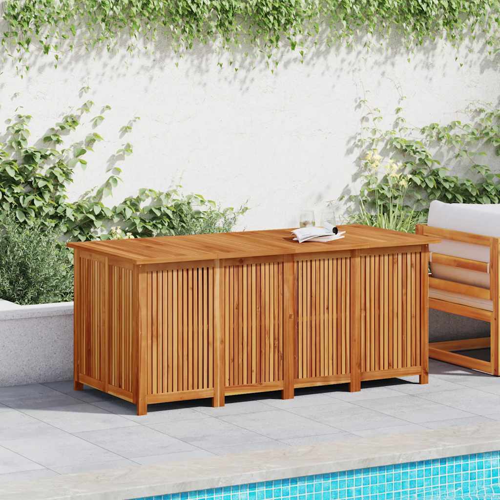Μπαούλο Αποθήκευσης Κήπου 175x80x75 εκ. από Μασίφ Ξύλο Ακακίας