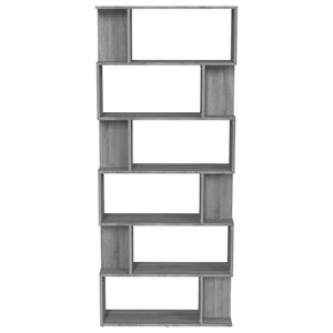 Βιβλιοθήκη/Διαχωρ. Χώρου Γκρι Sonoma 80x24x192 εκ Επεξεργ. Ξύλο - Pakobazaar