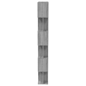 Βιβλιοθήκη/Διαχωρ. Χώρου Γκρι Sonoma 80x24x192 εκ Επεξεργ. Ξύλο - Pakobazaar