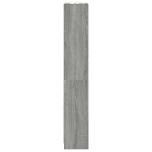 Βιβλιοθήκη με 4 Ράφια Γκρι Sonoma 40x24x143 εκ. Επεξεργ. Ξύλο - Pakobazaar