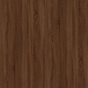 Βιβλιοθήκη με 4 Ράφια Καφέ Δρυς 40x24x143 εκ. Επεξεργ. Ξύλο - Pakobazaar