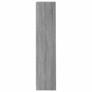 Βιβλιοθήκη με 3 Ράφια Γκρι Sonoma 40x24x109 εκ. Επεξεργ. Ξύλο