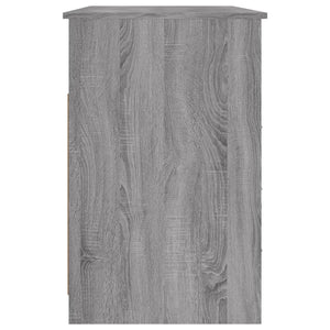 Γραφείο με Συρτάρια Γκρι Sonoma 102x50x76 εκ Επεξεργασμένο Ξύλο