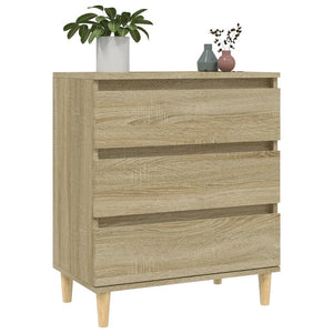 Συρταριέρα Sonoma Δρυς 60x35x70 εκ. Επεξεργασμένο Ξύλο - Pakobazaar