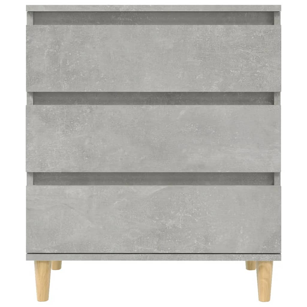 Ντουλάπι Γκρι Σκυροδέματος 60x35x70 εκ. Επεξεργασμένο Ξύλο - Pakobazaar