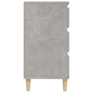 Ντουλάπι Γκρι Σκυροδέματος 60x35x70 εκ. Επεξεργασμένο Ξύλο