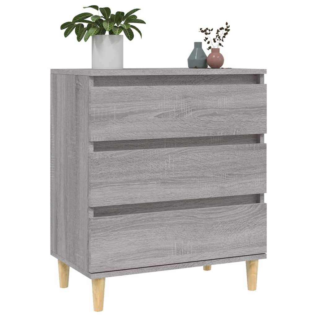 Ντουλάπι Γκρι Sonoma 60x35x70 εκ. από Επεξεργασμένο Ξύλο - Pakobazaar