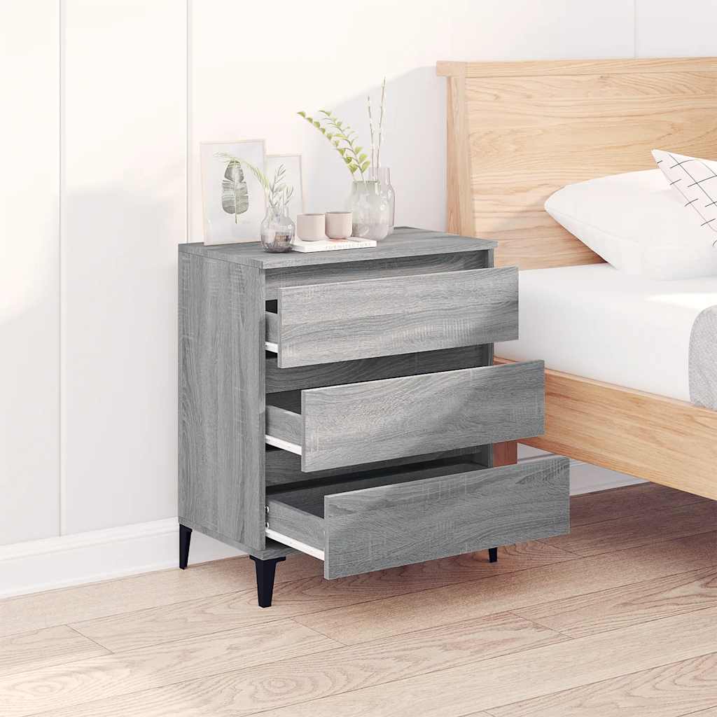 Ντουλάπι Γκρι Sonoma 60x35x70 εκ. από Επεξεργασμένο Ξύλο - Pakobazaar