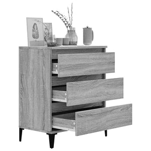 Ντουλάπι Γκρι Sonoma 60x35x70 εκ. από Επεξεργασμένο Ξύλο - Pakobazaar