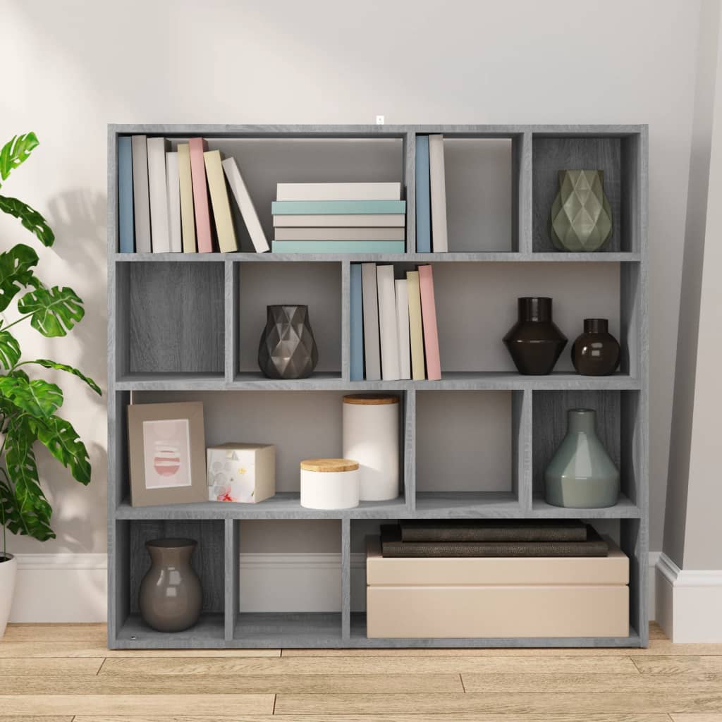 Βιβλιοθήκη/Διαχωριστικό Χώρου Γκρι Sonoma 105 x 24 x 102 εκ.