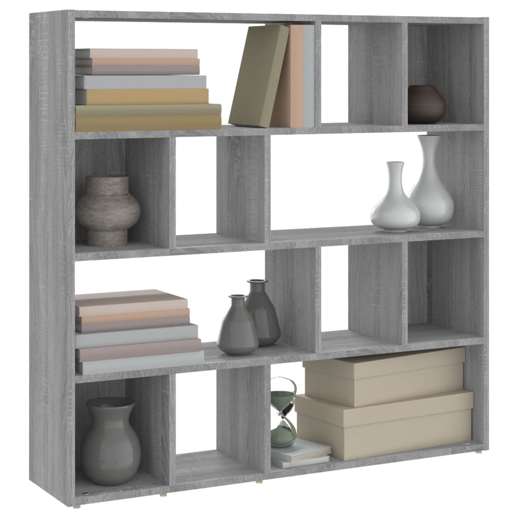 Βιβλιοθήκη/Διαχωριστικό Χώρου Γκρι Sonoma 105 x 24 x 102 εκ.
