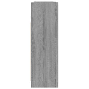 Ντουλάπι Καθρέπτης Μπάνιου Γκρι Sonoma 62,5x20,5x64 εκ Επ. Ξύλο