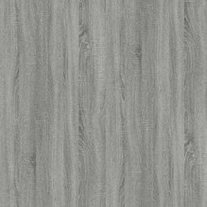 Ντουλάπι Με Ροδάκια Γκρι Sonoma 60x45x60 εκ. Επεξεργασμένο Ξύλο