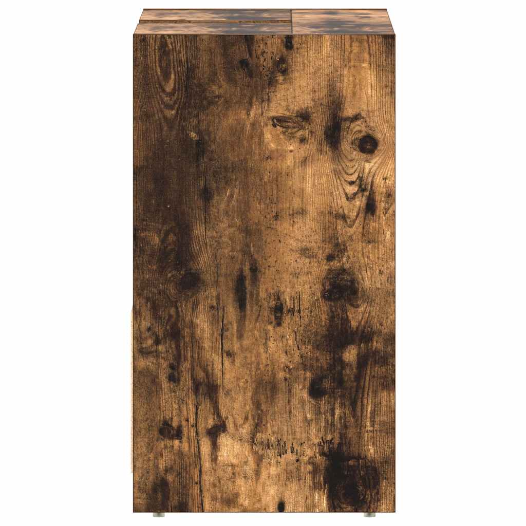 Ντουλάπι Μπάνιου Καπνιστή Δρυς 60x33x61 εκ. Επεξεργασμένο Ξύλο