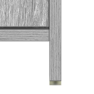 Ντουλάπι Μπάνιου Γκρι Sonoma 60x33x61 εκ. Επεξεργασμένο Ξύλο - Pakobazaar