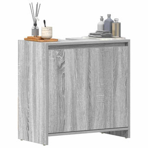 Ντουλάπι Μπάνιου Γκρι Sonoma 60x33x61 εκ. Επεξεργασμένο Ξύλο - Pakobazaar