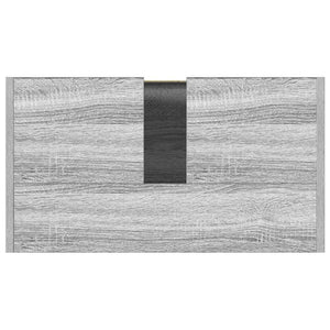 Ντουλάπι Μπάνιου Γκρι Sonoma 60x33x61 εκ. Επεξεργασμένο Ξύλο - Pakobazaar