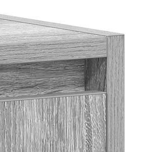 Ντουλάπι Μπάνιου Γκρι Sonoma 60x33x61 εκ. Επεξεργασμένο Ξύλο - Pakobazaar