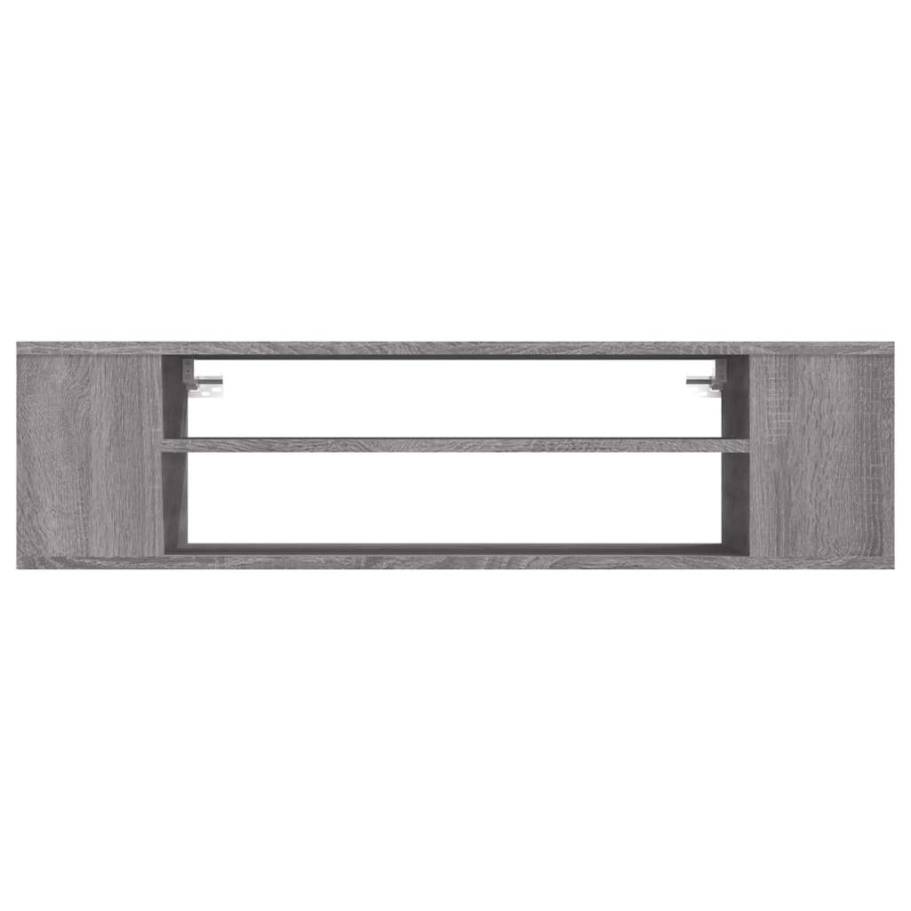 Έπιπλο Τηλεόρασης Κρεμαστό Γκρι Sonoma 100x30x26,5εκ Επεξ. Ξύλο - Pakobazaar