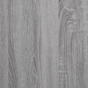 Ραφιέρα Τοίχου Γκρι Sonoma 102x30x29 εκ. Επεξεργασμένο Ξύλο - Pakobazaar