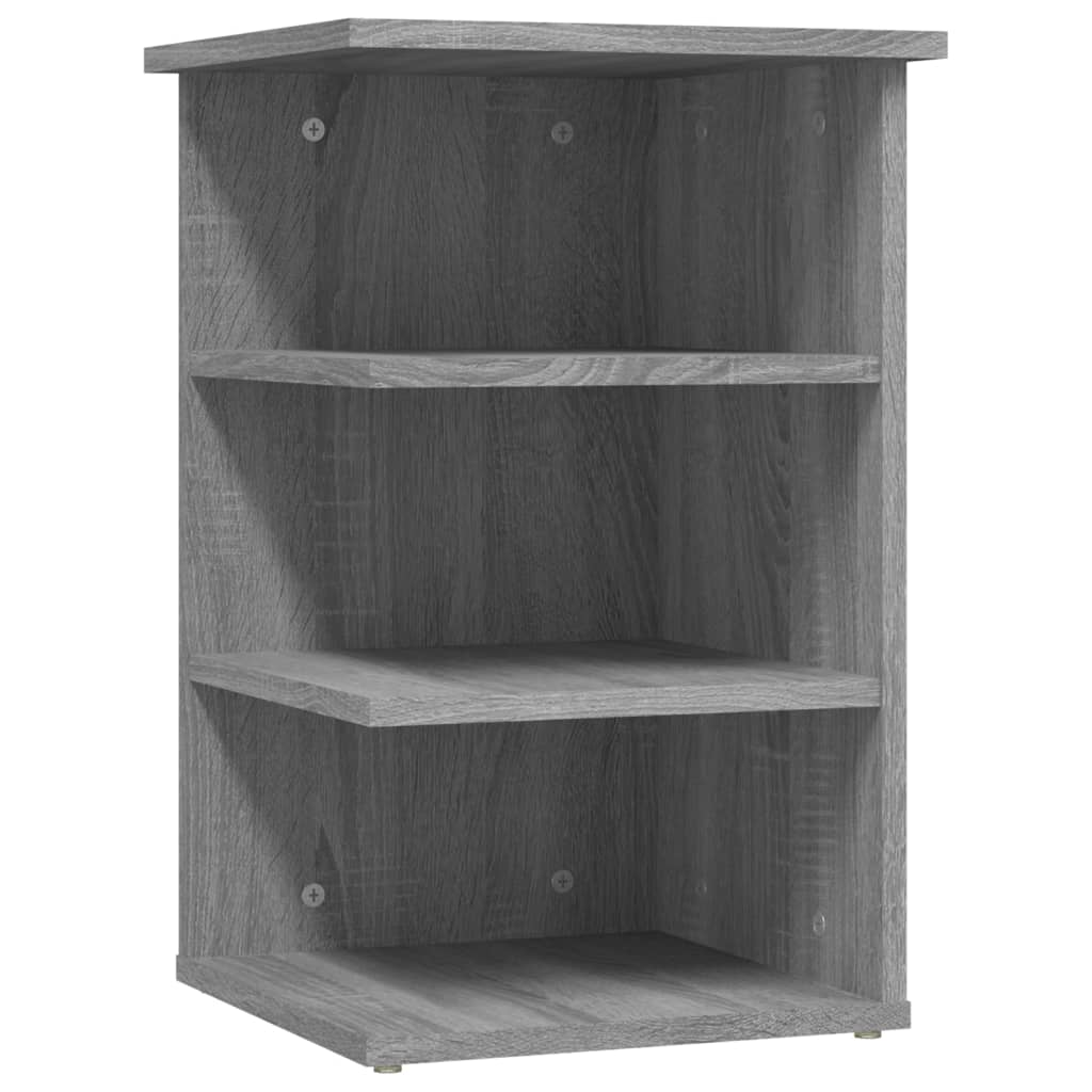 Βοηθητικό Έπιπλο Γκρι Sonoma 35x35x55 εκ. Επεξεργασμένο Ξύλο - Pakobazaar