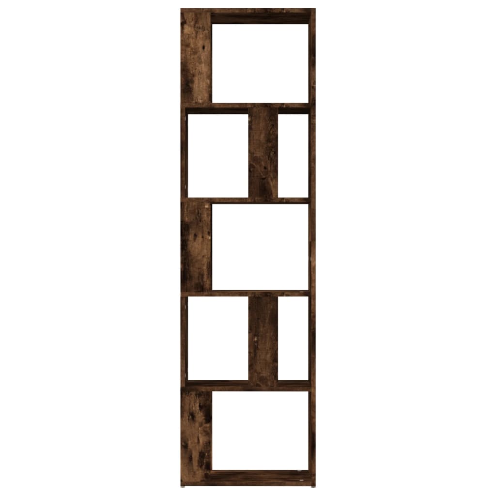 Βιβλιοθήκη Καπνιστή Δρυς 45 x 24 x 160 εκ. Επεξεργασμένο Ξύλο - Pakobazaar