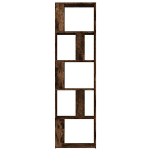 Βιβλιοθήκη Καπνιστή Δρυς 45 x 24 x 160 εκ. Επεξεργασμένο Ξύλο - Pakobazaar