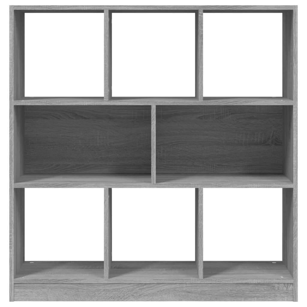 Βιβλιοθήκη Γκρι Sonoma 97,5x29,5x100 εκ. από Επεξεργασμένο Ξύλο - Pakobazaar