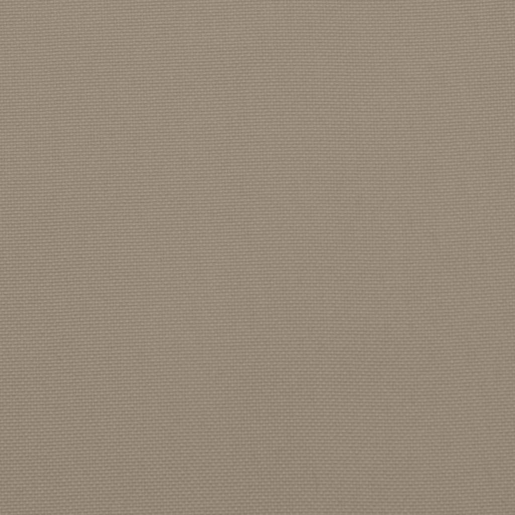 Μαξιλάρια Καρέκλας Κήπου με Πλάτη 2τεμ. Taupe 100x50x7εκ Ύφασμα