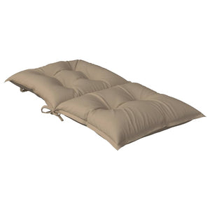 Μαξιλάρια Καρέκλας Κήπου με Πλάτη 6τεμ. Taupe 100x50x7εκ Ύφασμα - Pakobazaar