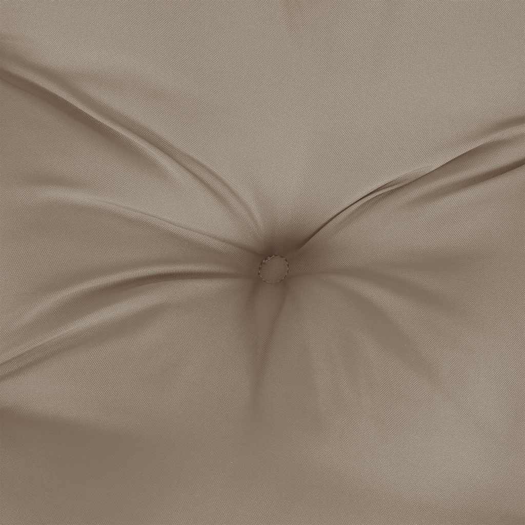 Μαξιλάρια Καρέκλας Κήπου με Πλάτη 6τεμ. Taupe 100x50x7εκ Ύφασμα - Pakobazaar
