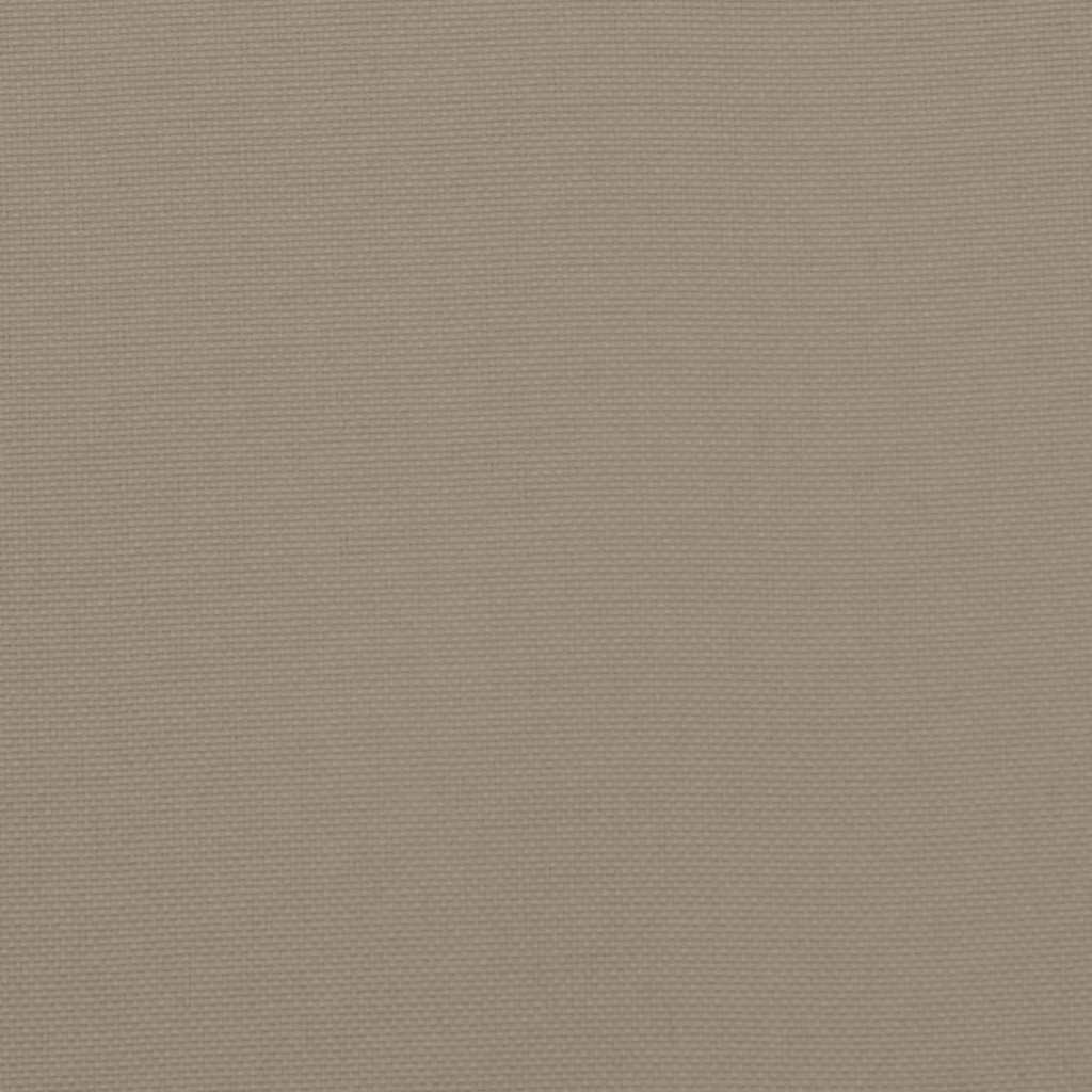 Μαξιλάρια Καρέκλας Κήπου με Πλάτη 6τεμ. Taupe 100x50x7εκ Ύφασμα - Pakobazaar