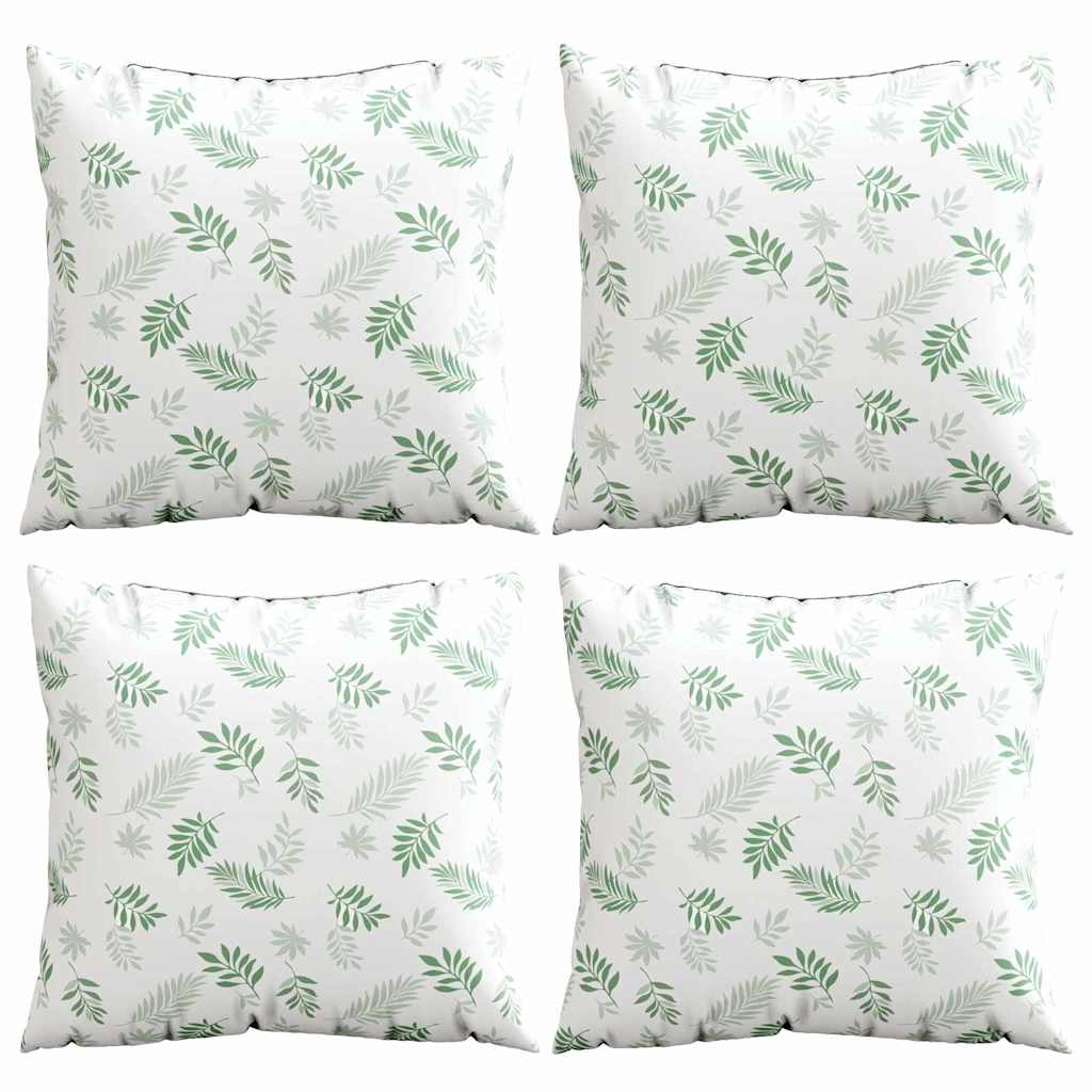 Διασκορπισμένα Μαξιλάρια Φύλλο 4 pcs Σχέδιο Φύλλου 40 x 40 cm - Pakobazaar