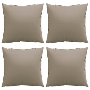 Μαξιλάρια Καναπέ 4 τεμ. Taupe 50x50 εκ. Υφασμάτινα