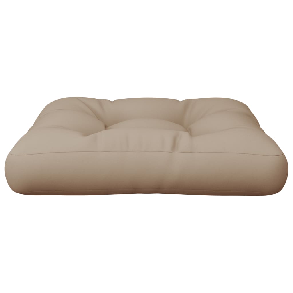 Μαξιλάρι Παλέτας Taupe 50 x 50 x 12 εκ. Υφασμάτινο
