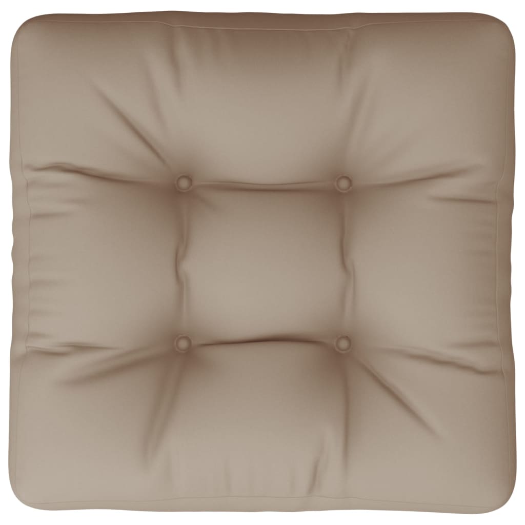 Μαξιλάρι Παλέτας Taupe 50 x 50 x 12 εκ. Υφασμάτινο