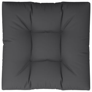 Μαξιλάρι Καναπέ Παλέτας Μαύρο 70 x 70 x 12 εκ.