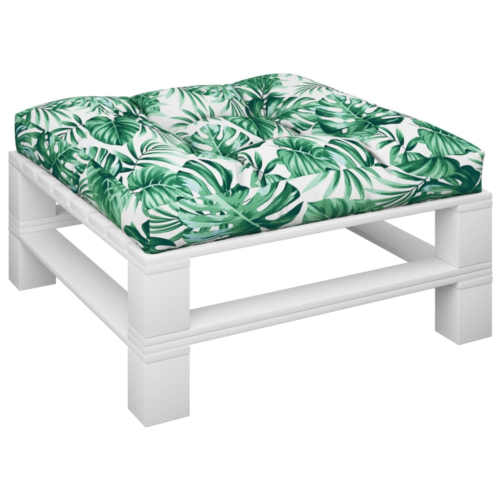 Μαξιλάρι Καναπέ Παλέτας Σχέδιο Φύλλων 70 x 70 x 12 εκ. - Pakobazaar