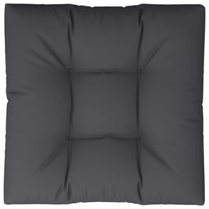 Μαξιλάρι Παλέτας Μαύρο 80 x 80 x 12 εκ. Υφασμάτινο - Pakobazaar
