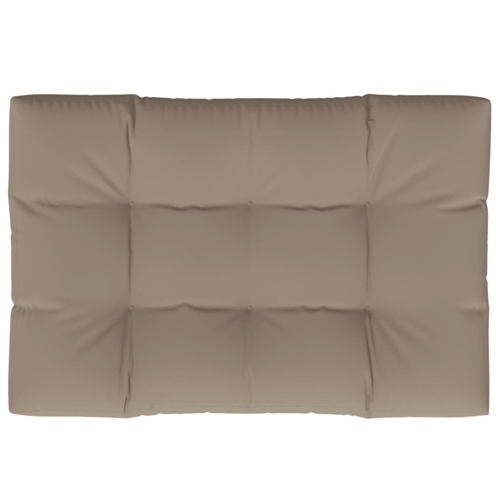 Μαξιλάρι Παλέτας Taupe 120 x 80 x 12 εκ. Υφασμάτινο - Pakobazaar