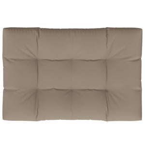 Μαξιλάρι Παλέτας Taupe 120 x 80 x 12 εκ. Υφασμάτινο - Pakobazaar