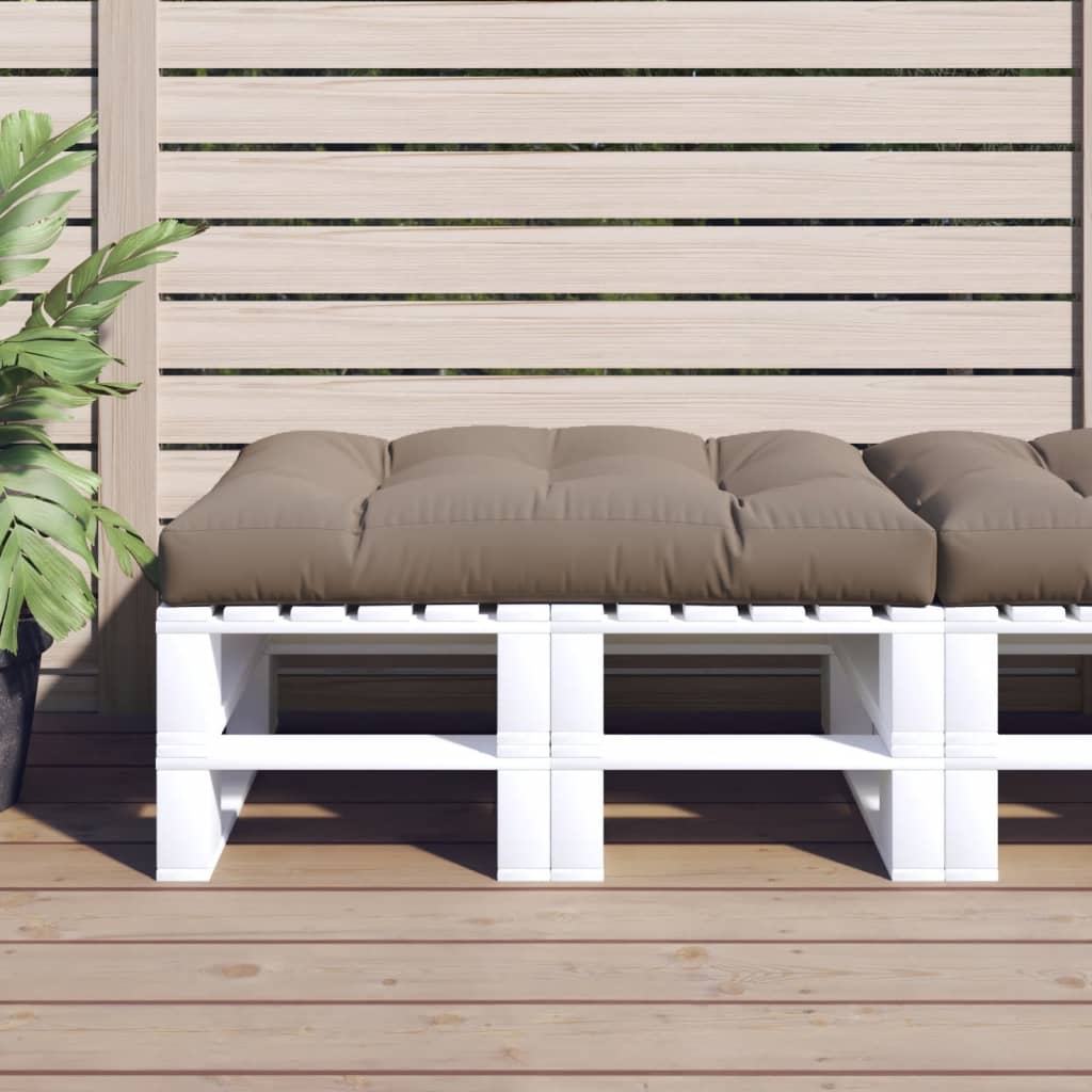 Μαξιλάρι Παλέτας Taupe 120 x 80 x 12 εκ. Υφασμάτινο - Pakobazaar