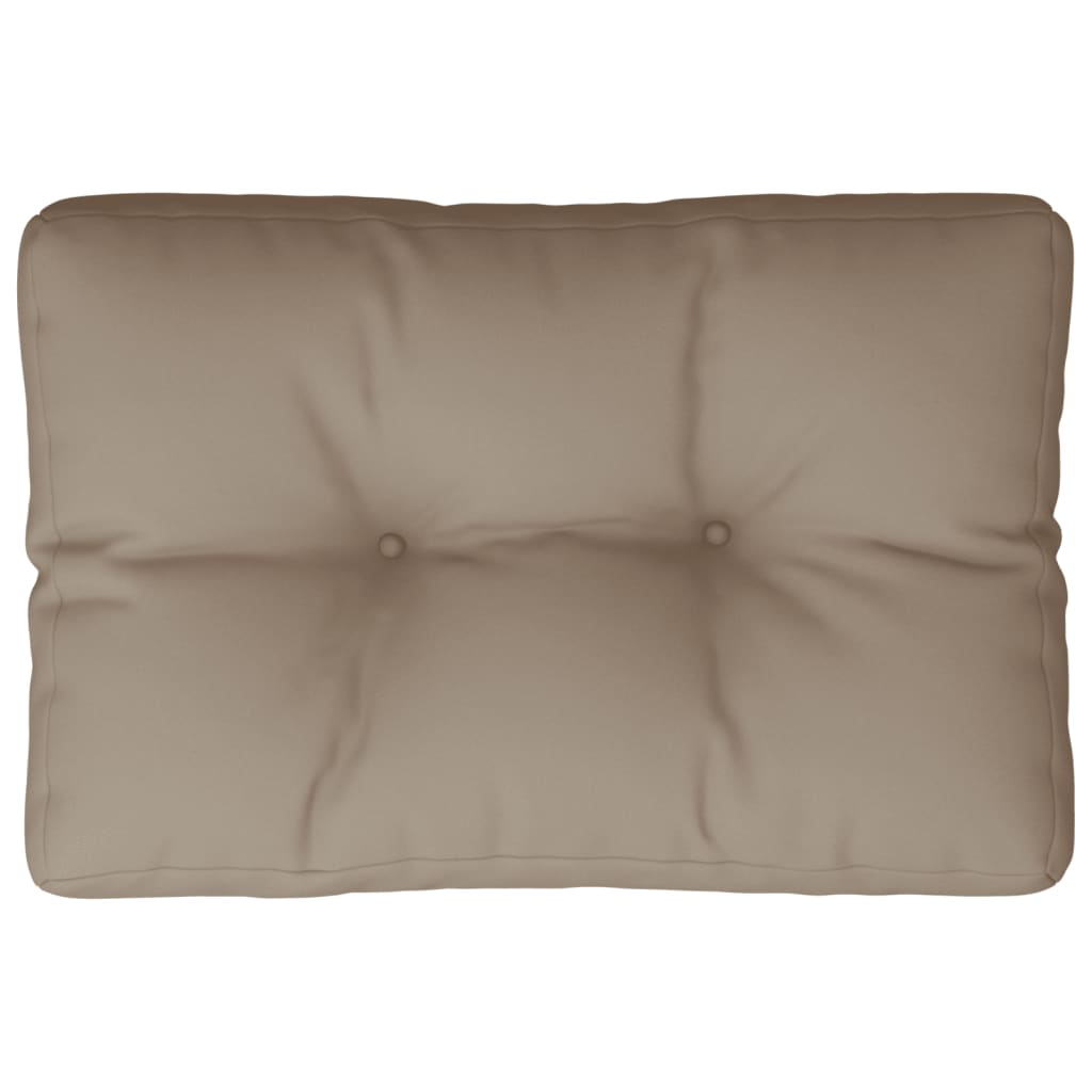 Μαξιλάρι Παλέτας Taupe 50 x 40 x 12 εκ. Υφασμάτινο