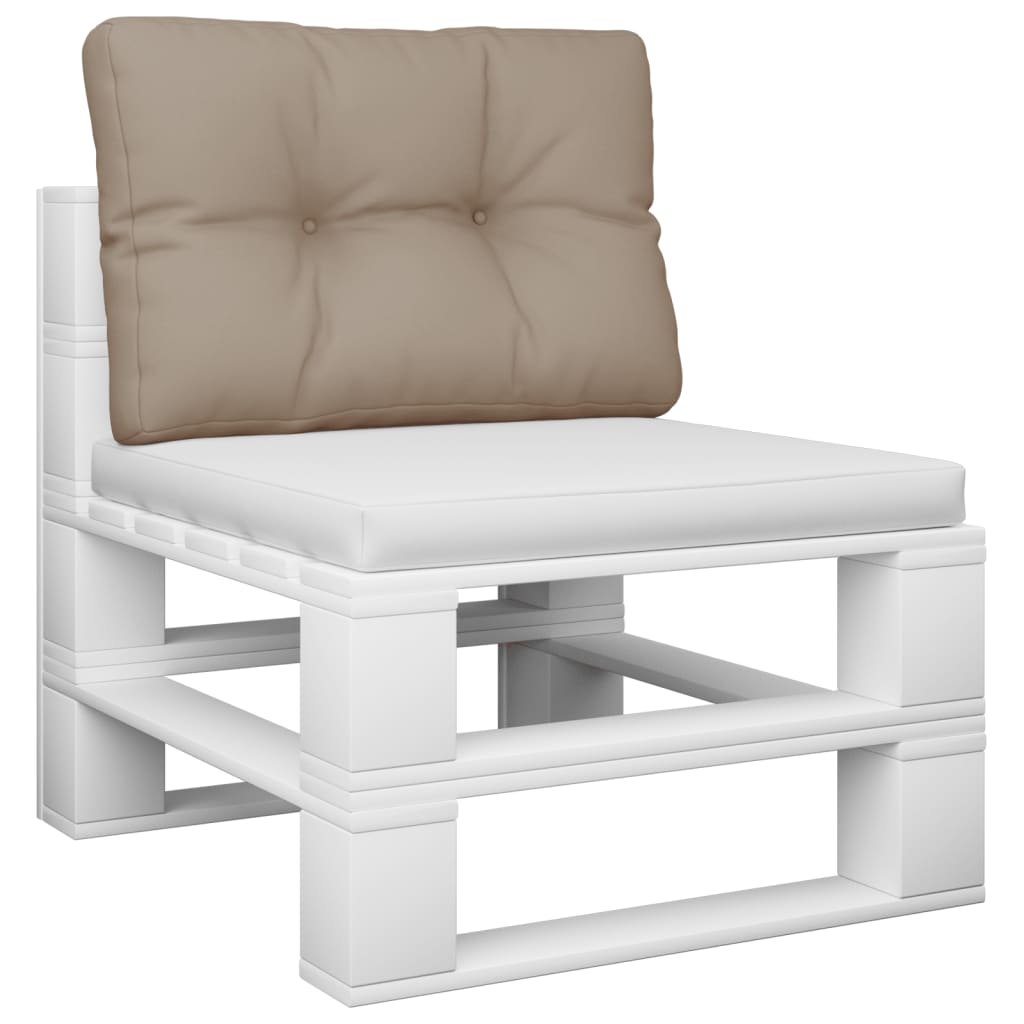 Μαξιλάρι Παλέτας Taupe 50 x 40 x 12 εκ. Υφασμάτινο