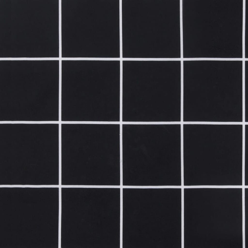 Μαξιλάρι Παλέτας Μαύρο Καρό 50 x 40 x 12 εκ. Υφασμάτινο