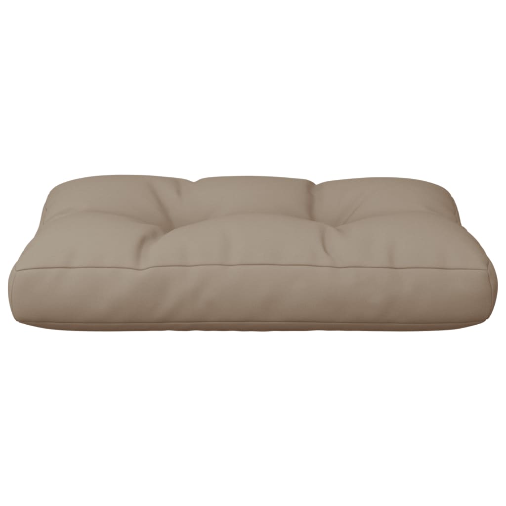 Μαξιλάρι Παλέτας Taupe 60 x 40 x 12 εκ. Υφασμάτινο - Pakobazaar