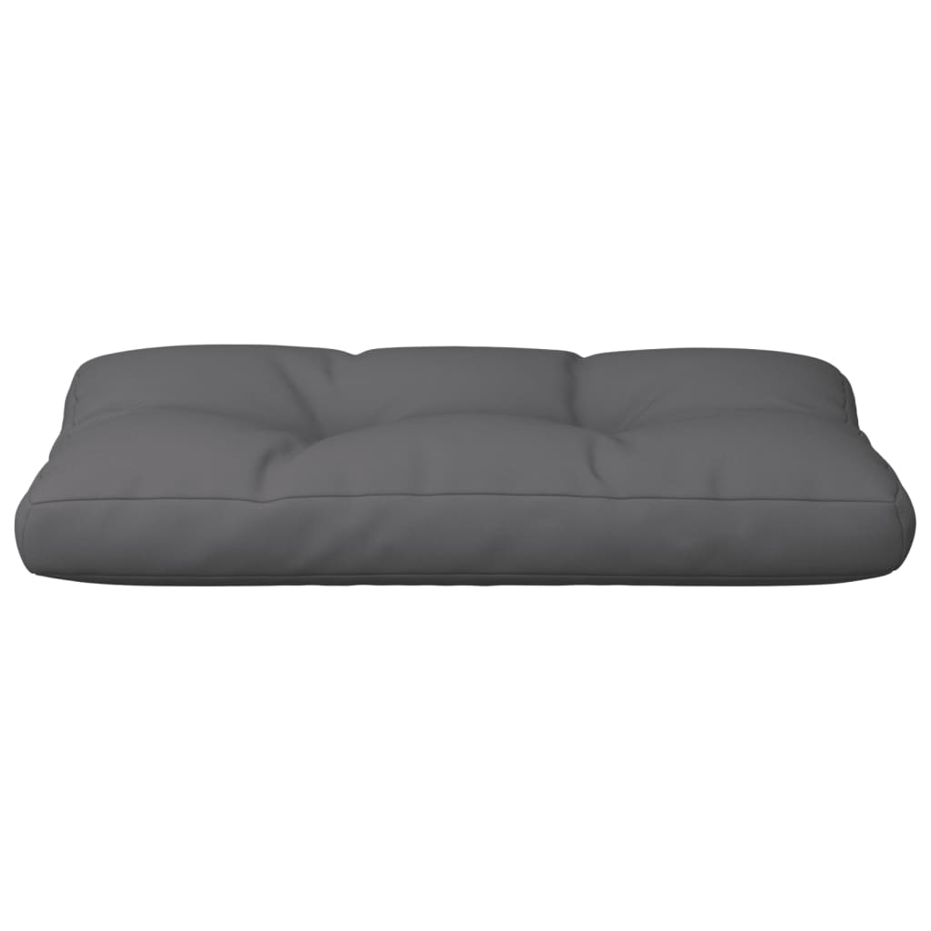 Μαξιλάρι Παλέτας Ανθρακί 70 x 40 x 12 εκ. Υφασμάτινο - Pakobazaar
