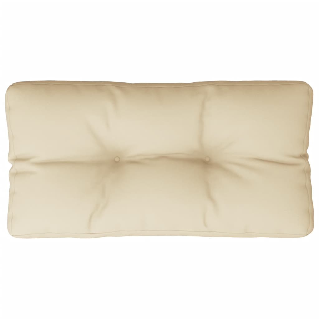 Μαξιλάρι Παλέτας Μπεζ 70 x 40 x 12 εκ. Υφασμάτινο - Pakobazaar